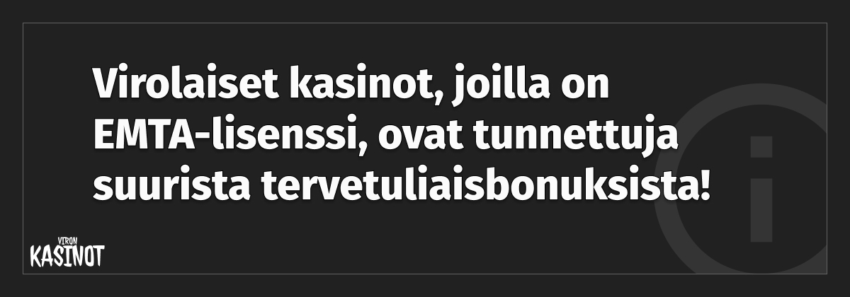 viron kasinot bonukset